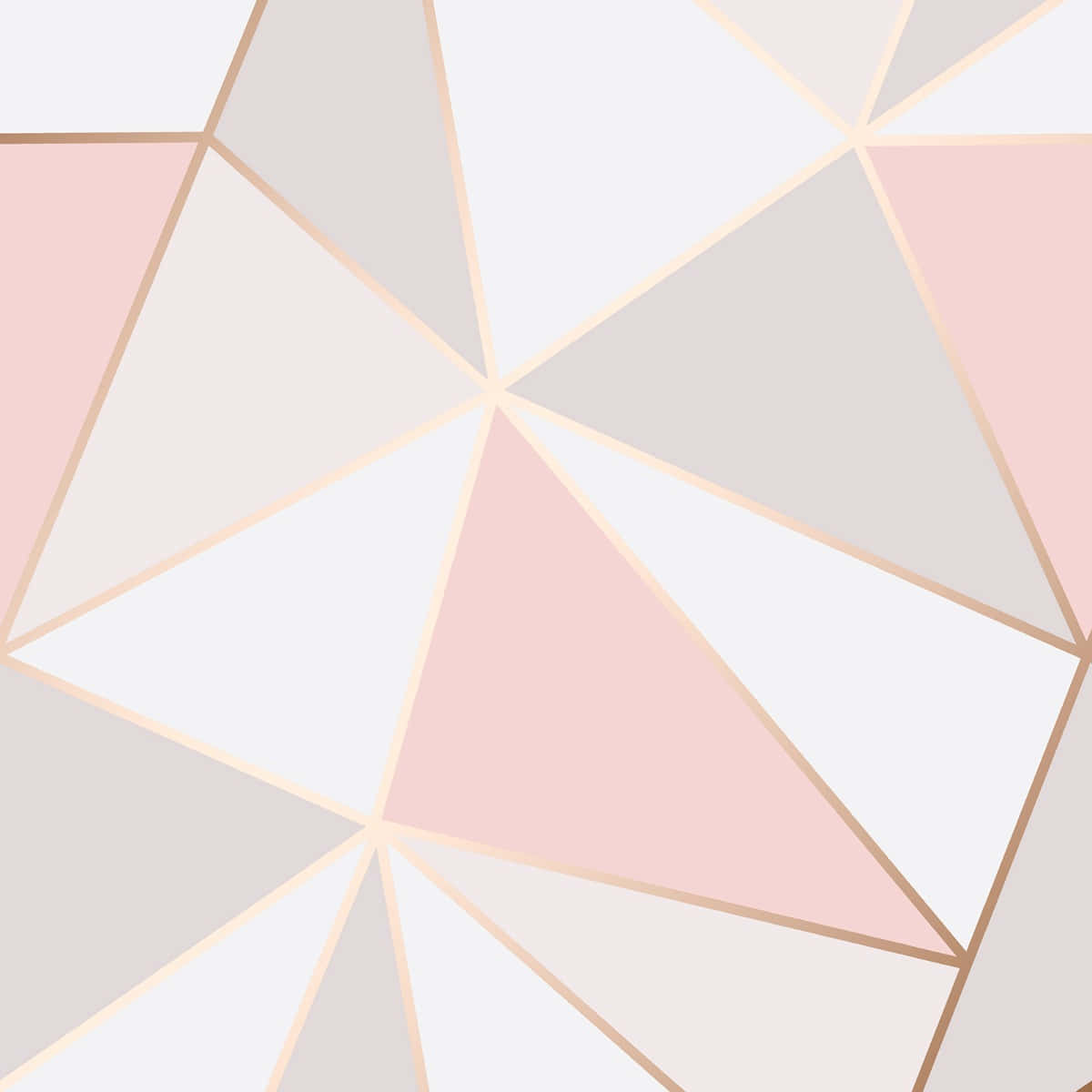 A Pink And White Geometric Wallpaper Background