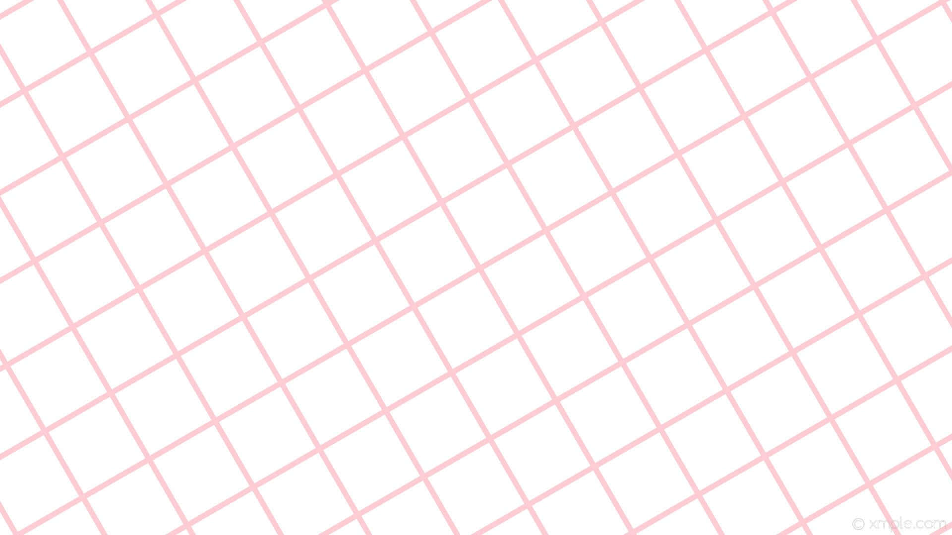 A Pink And White Grid Pattern With A Pink Background Background