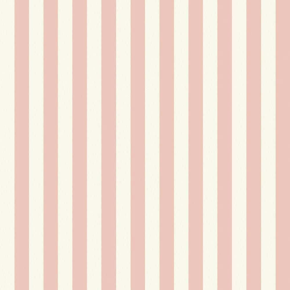 A Pink And White Striped Wallpaper Background