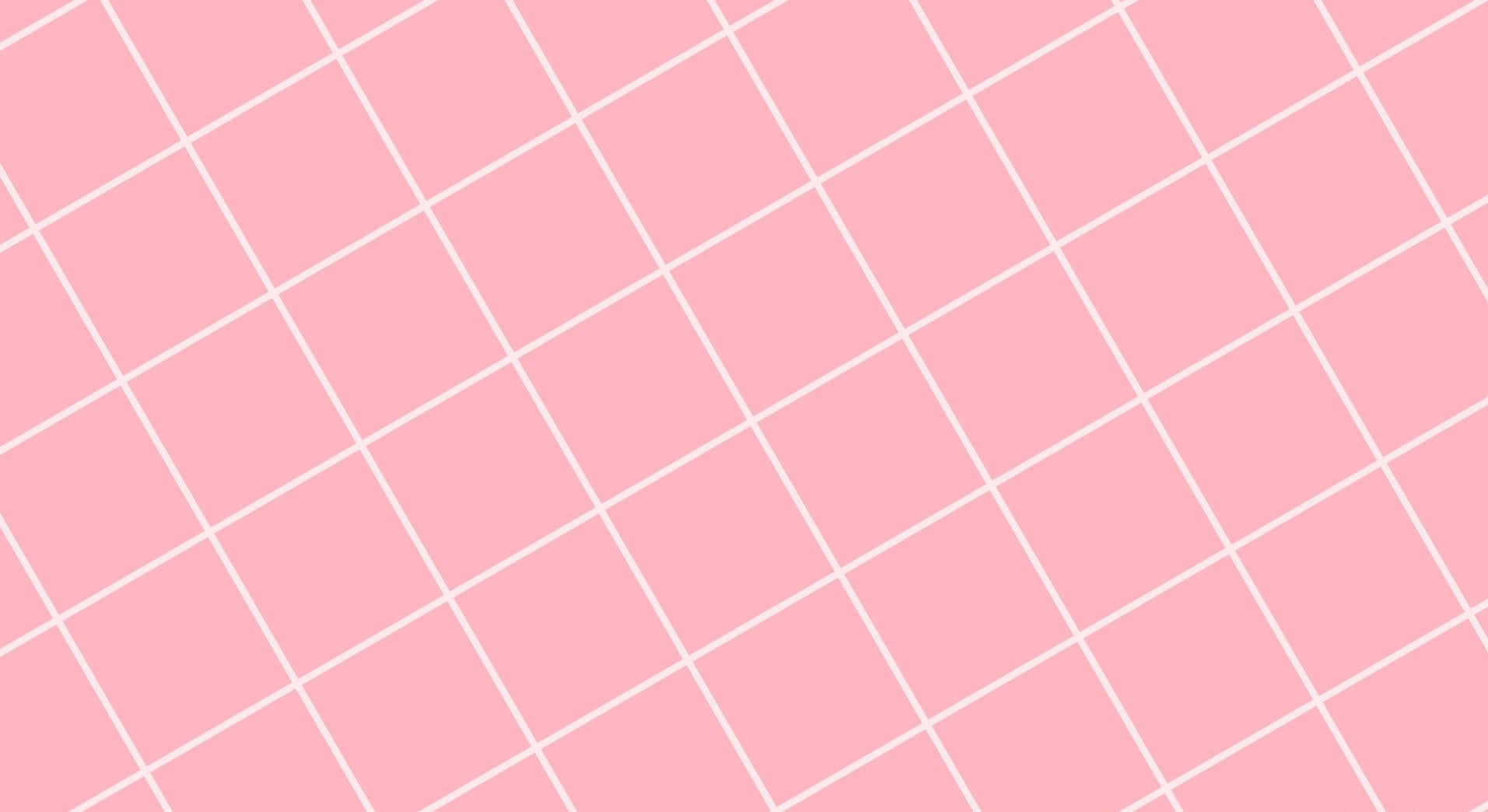 A Pink And White Tiled Pattern Background