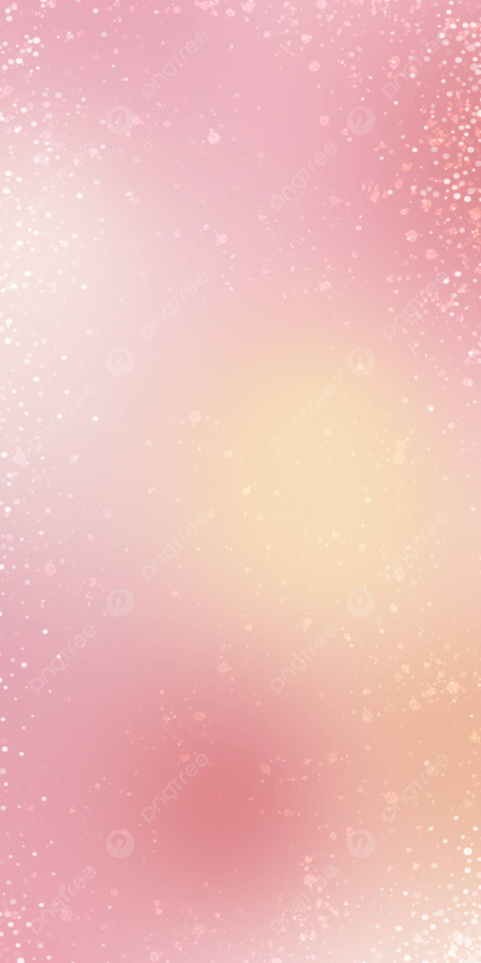 A Pink And Yellow Abstract Background With Dots Background