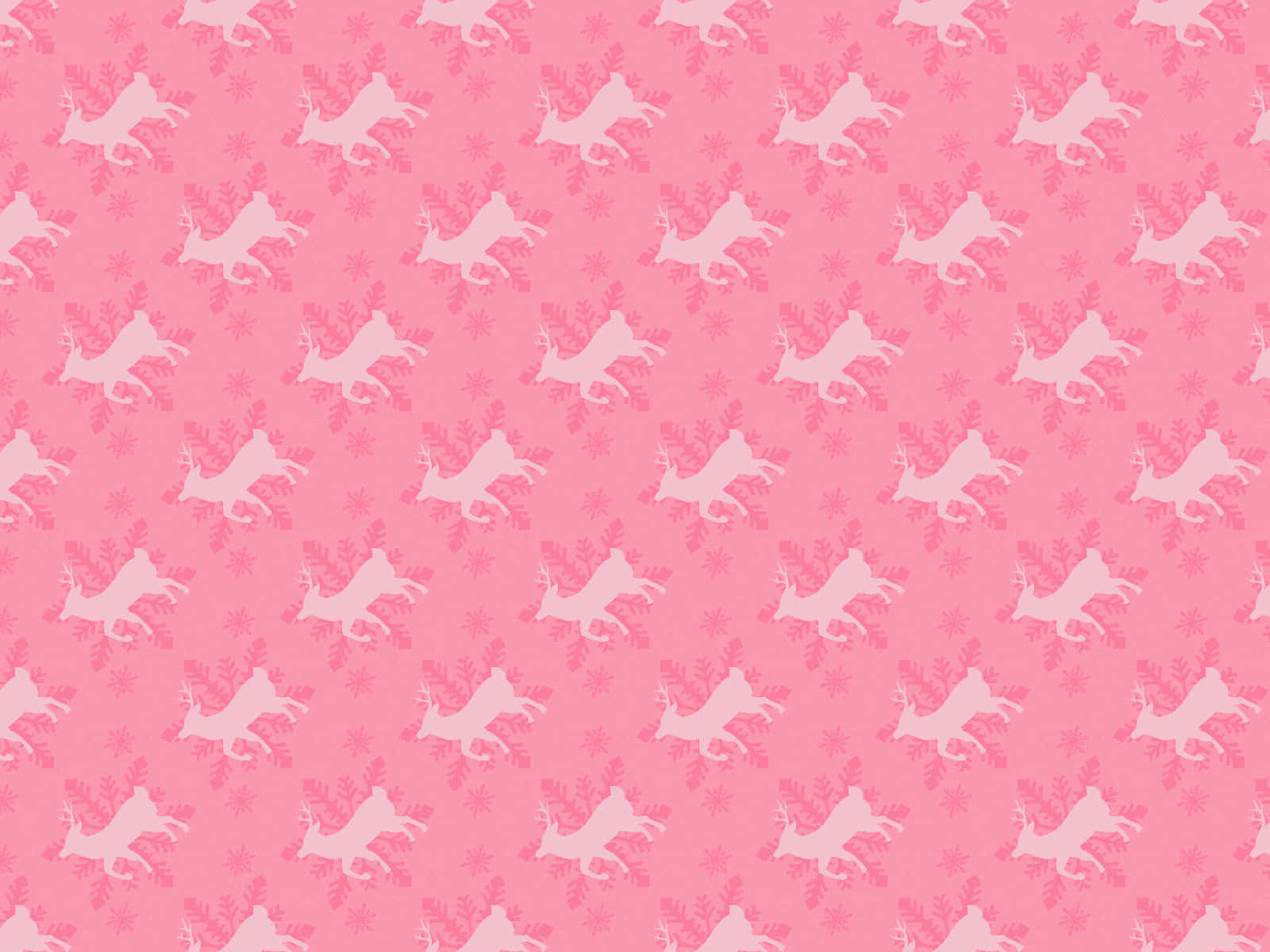 A Pink Background With A Cat Pattern Background