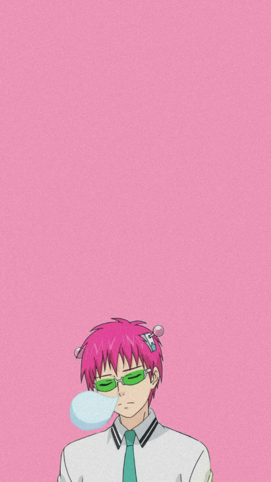 A Pink Background With A Man In A Suit And Tie Background