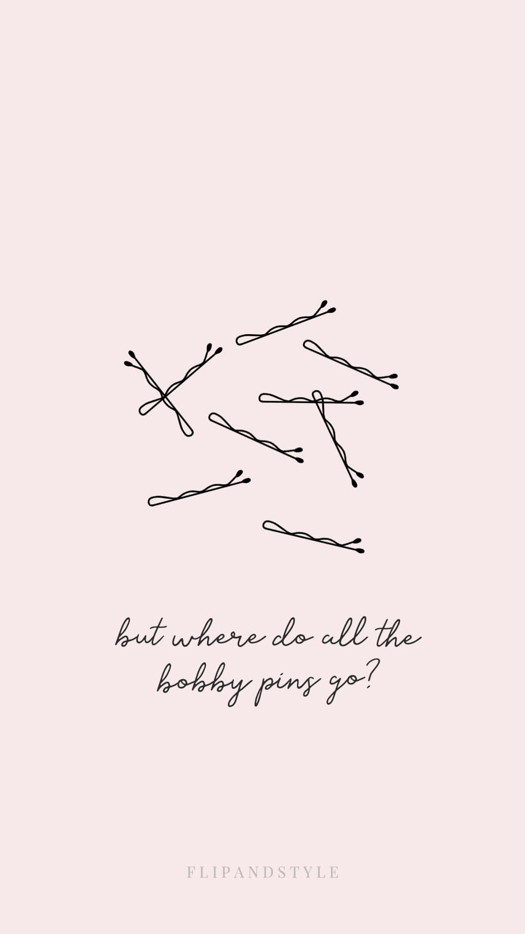 A Pink Background With A Quote That Says Where Do All The Hairy Pricks You? Background