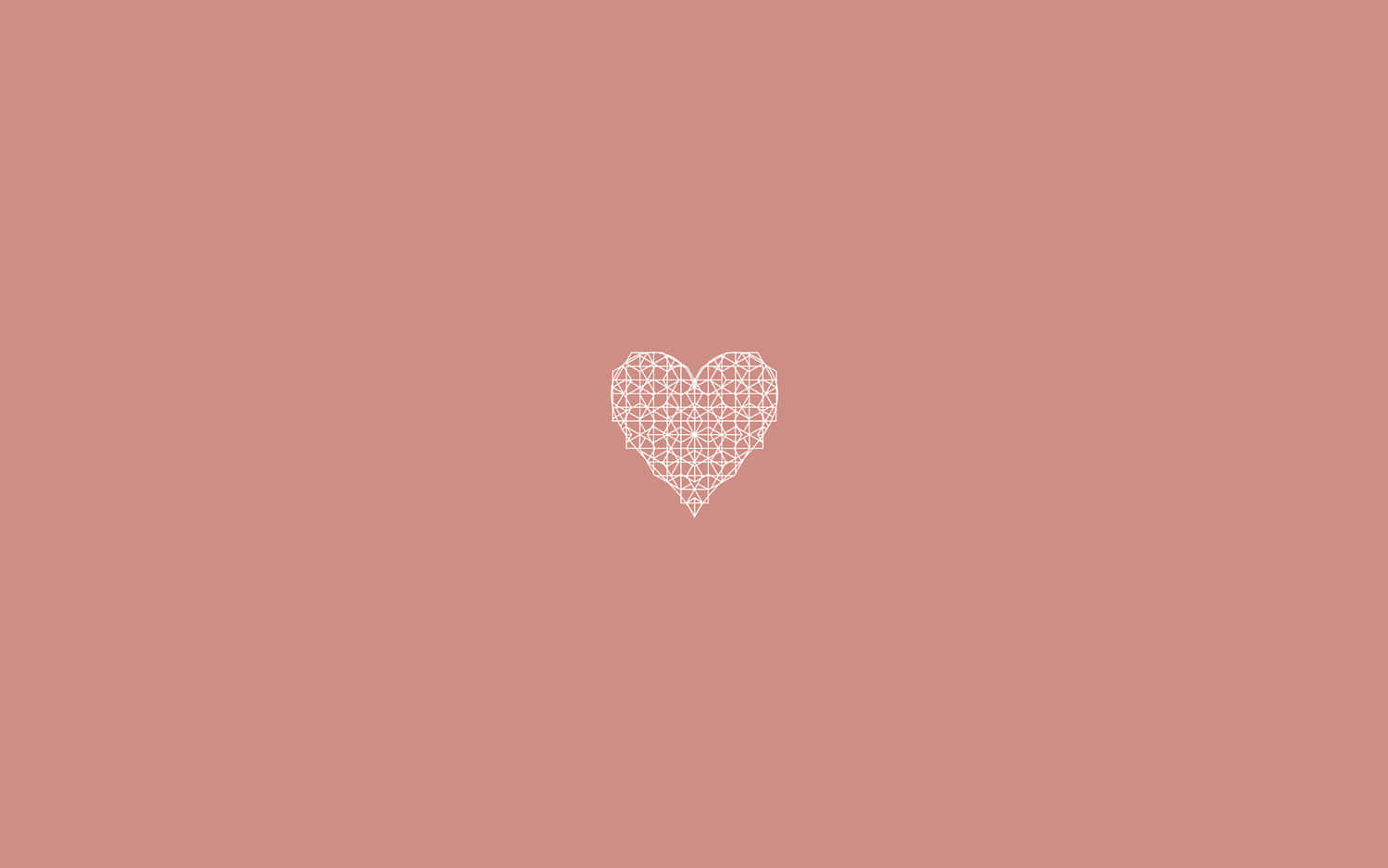 A Pink Background With A White Heart On It Background