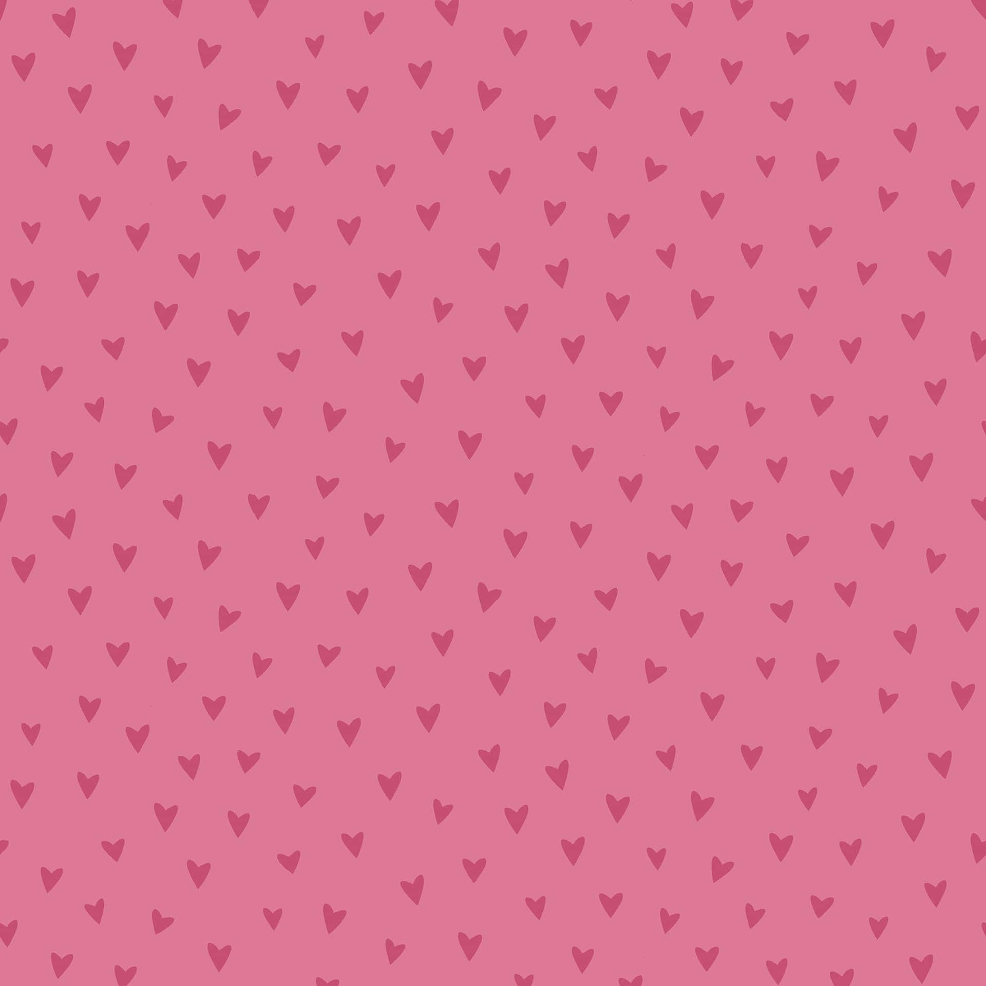 A Pink Background With Hearts On It Background