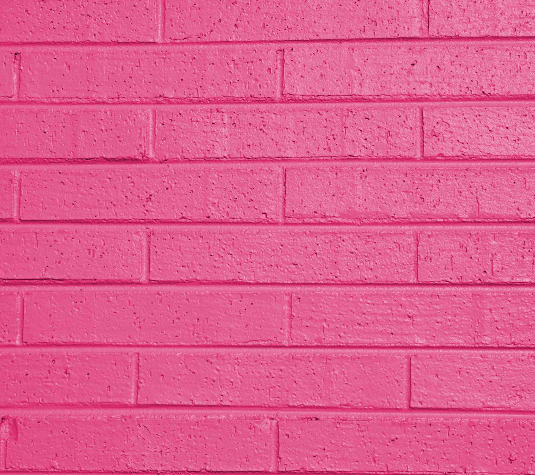 A Pink Brick Wall Background