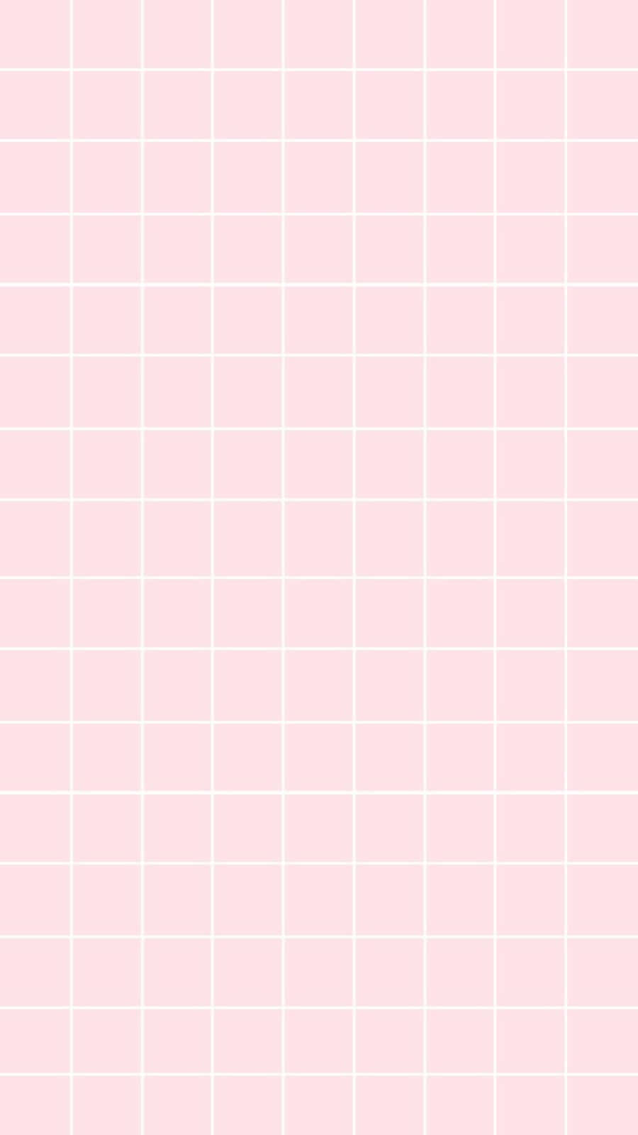 A Pink Grid Wallpaper With White Squares Background