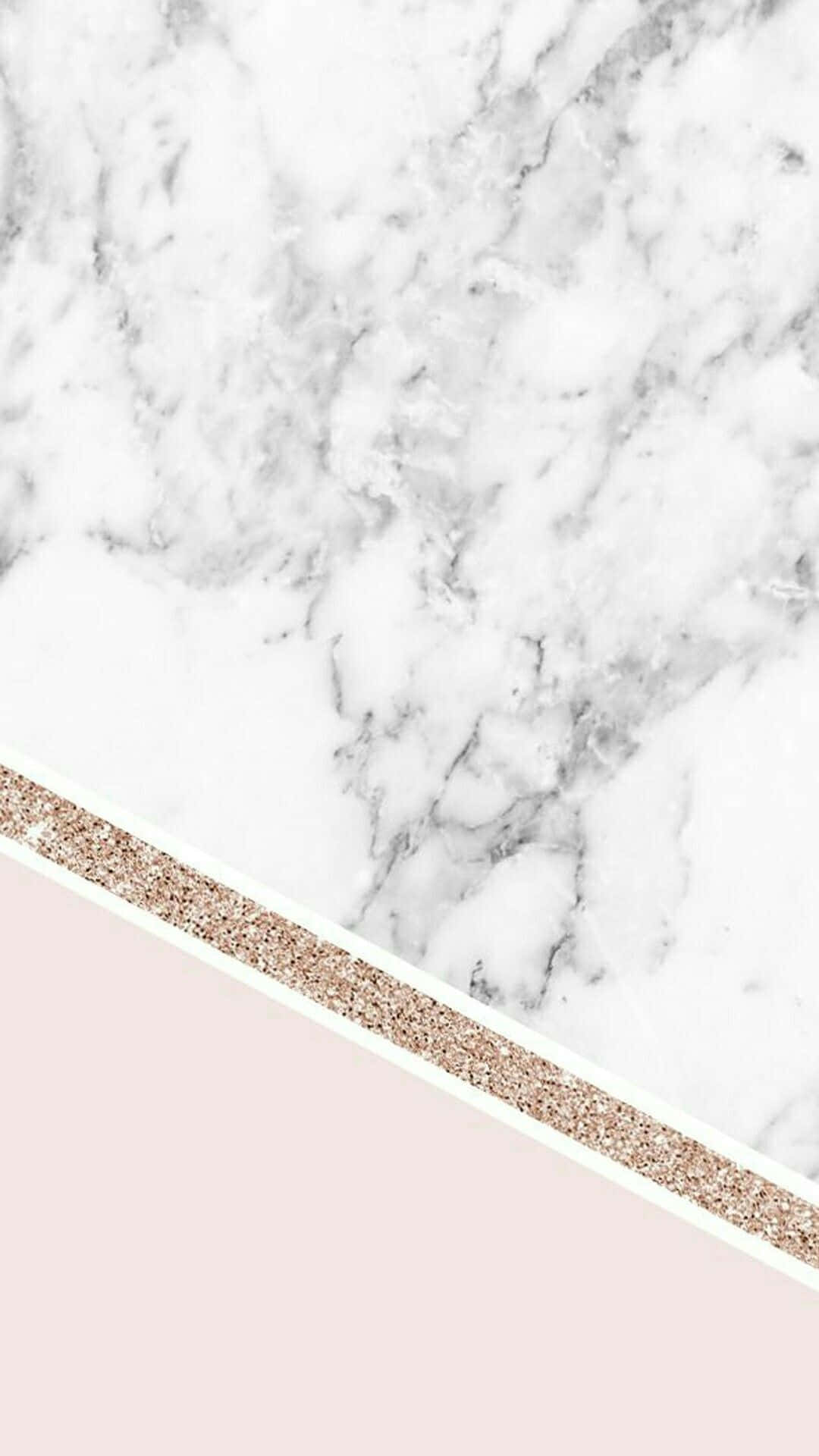 A Pink Marble Table With A Pink Border Background