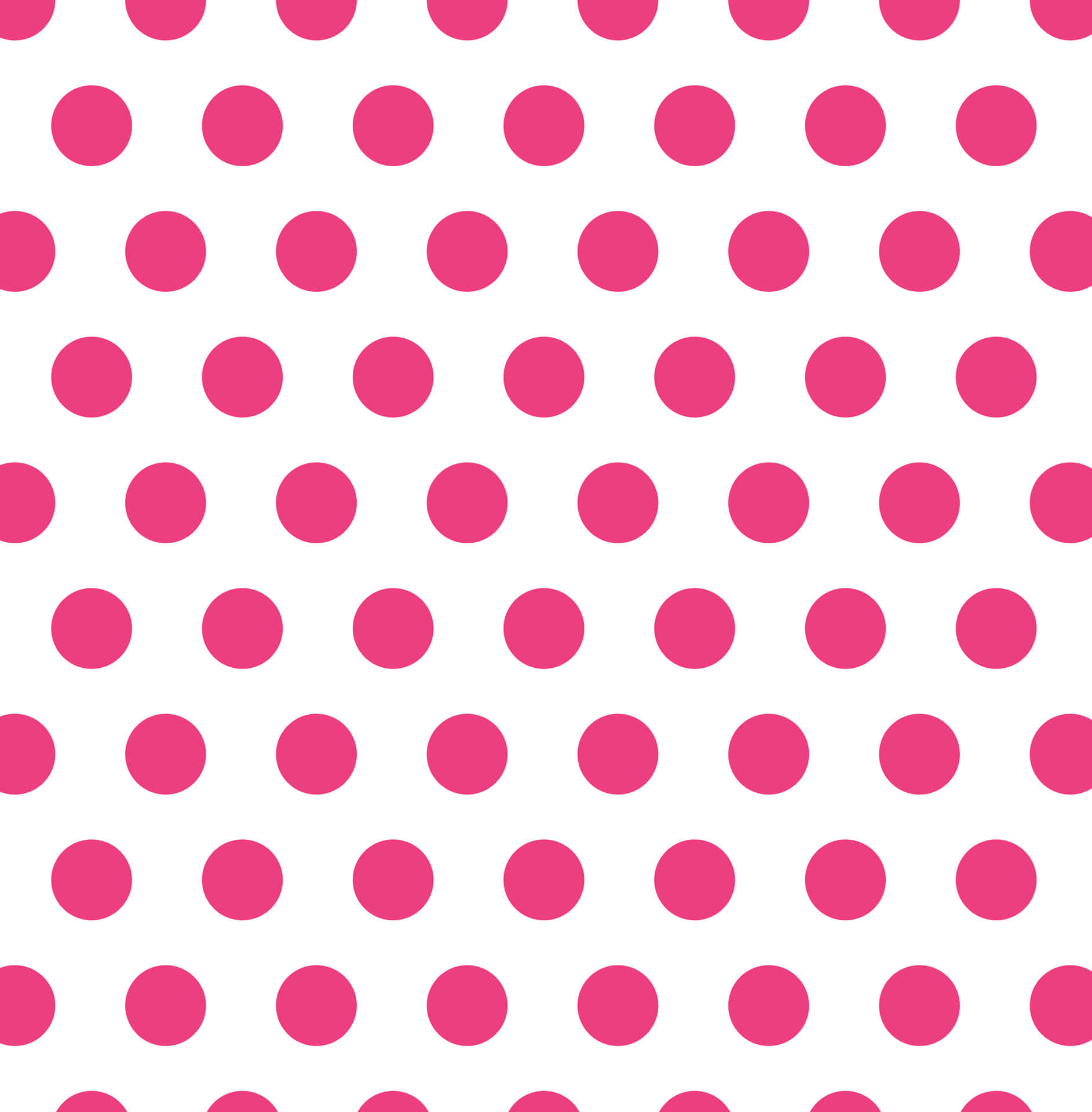 A Pink Polka Dot Pattern On White Background