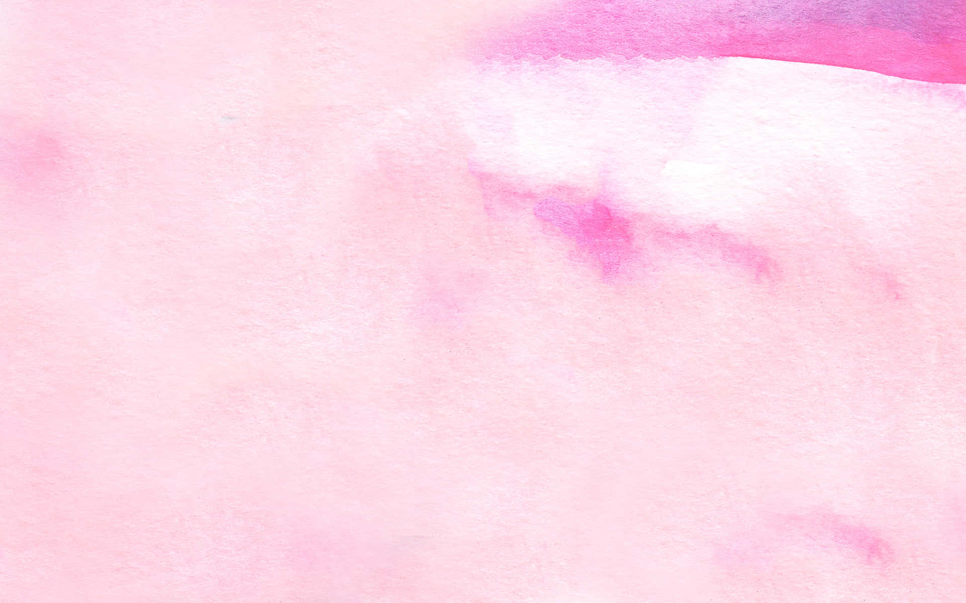 A Pink Watercolor Painting On A White Background