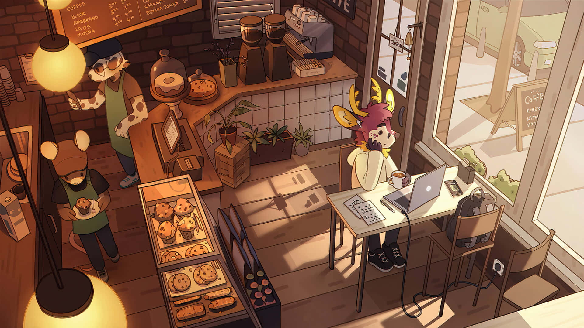 A Place To Relax And Enjoy Anime Background