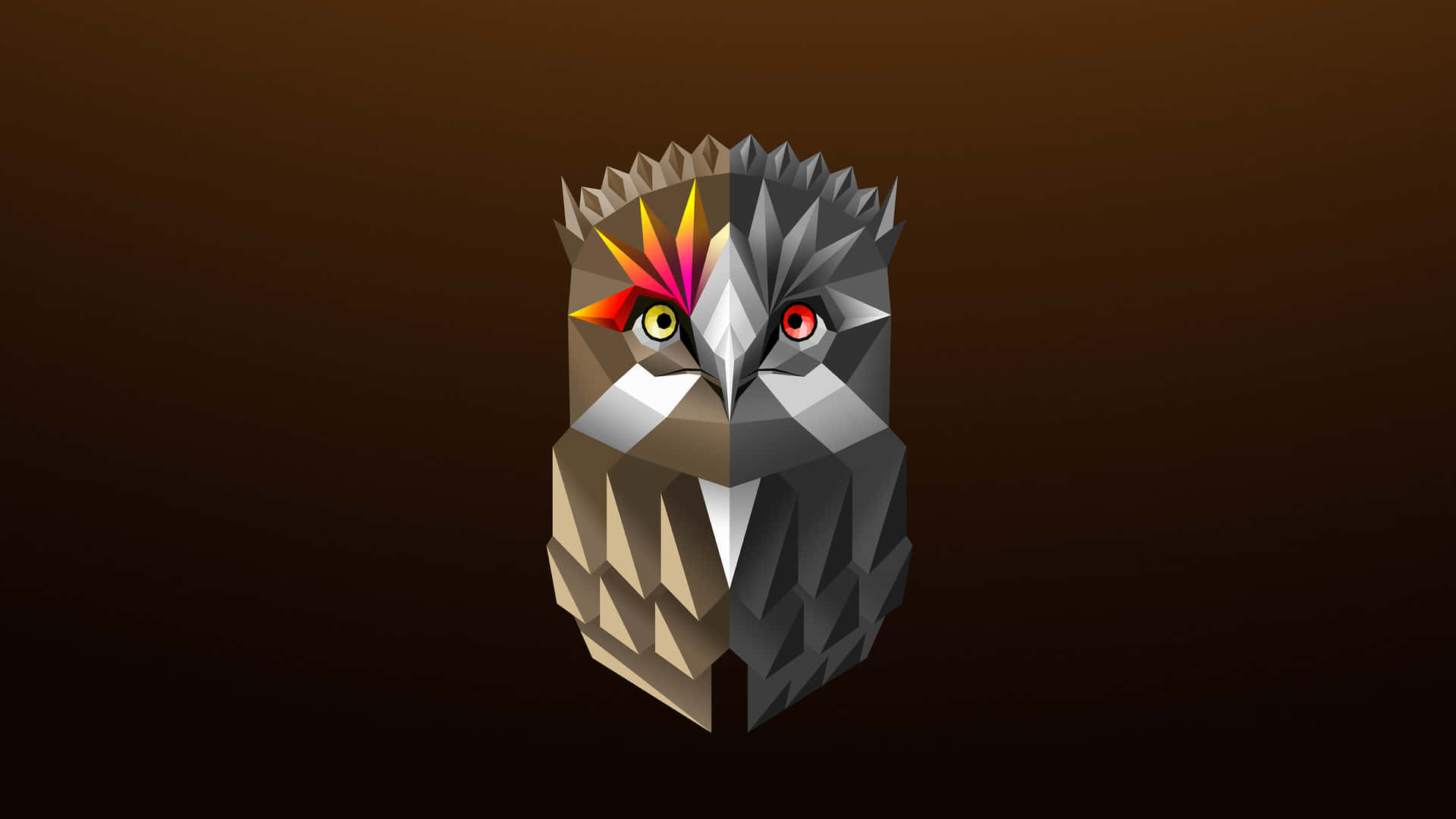 A Playful Pink And Yellow Creature With Stars In Its Eyes. Background