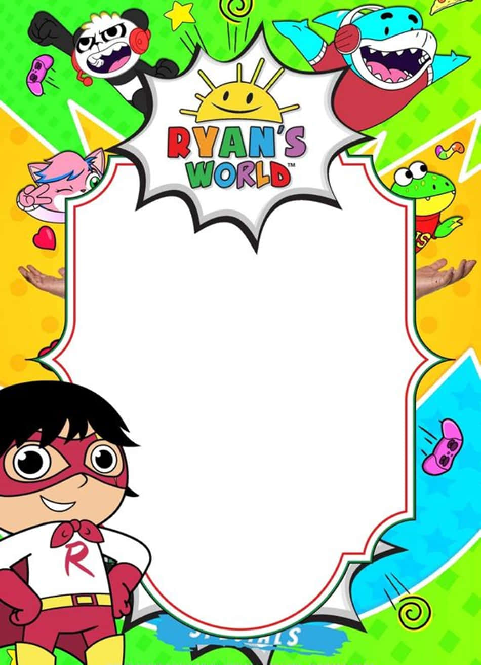 A Playful Ryan Kaji Is Excited To Explore The World With His Friends! Background