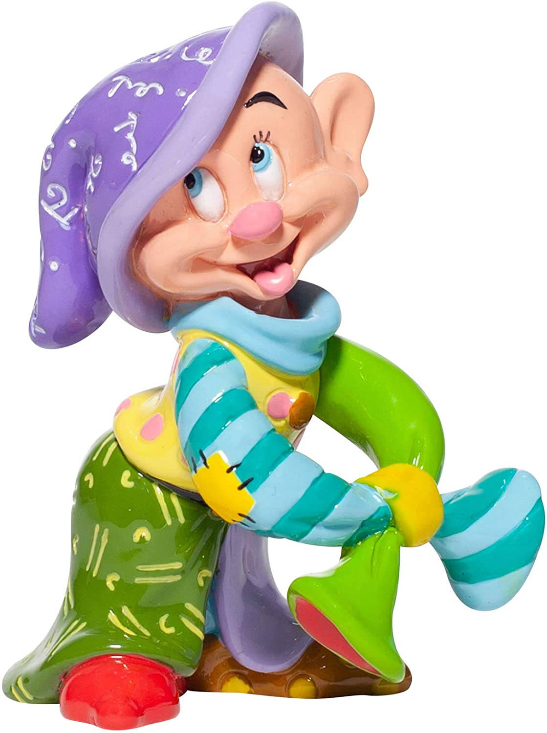 A Playful Statue Of Dopey Dwarf From Disney's Snow White Background