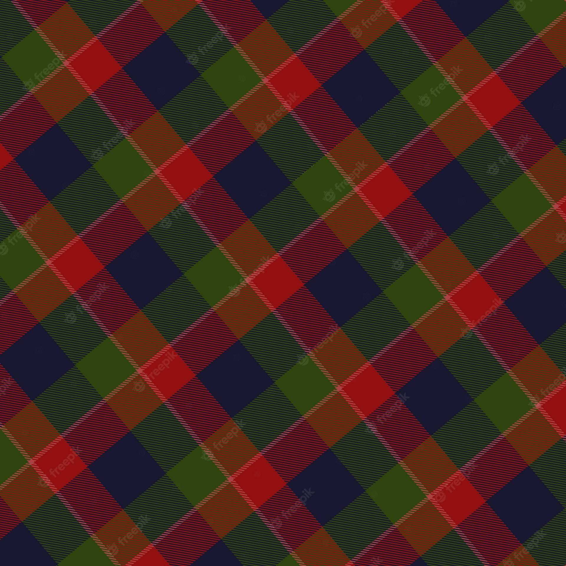 A Plethora Of Variously Patterned Plaid Cloth Pieces. Background