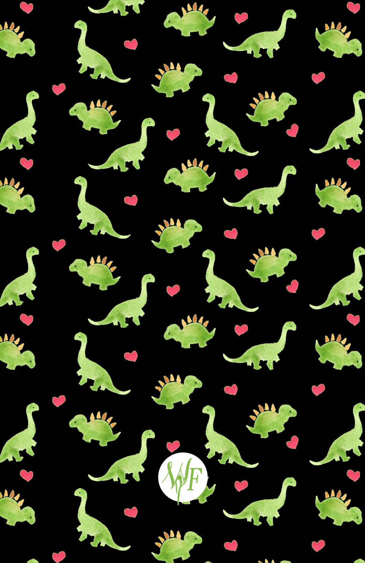 A Plush And Sweet Cute Dinosaur Pattern Background