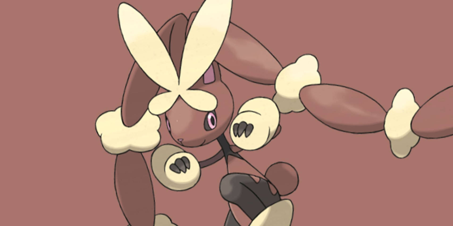 A Pokemon Character With A Bunny Tail Background