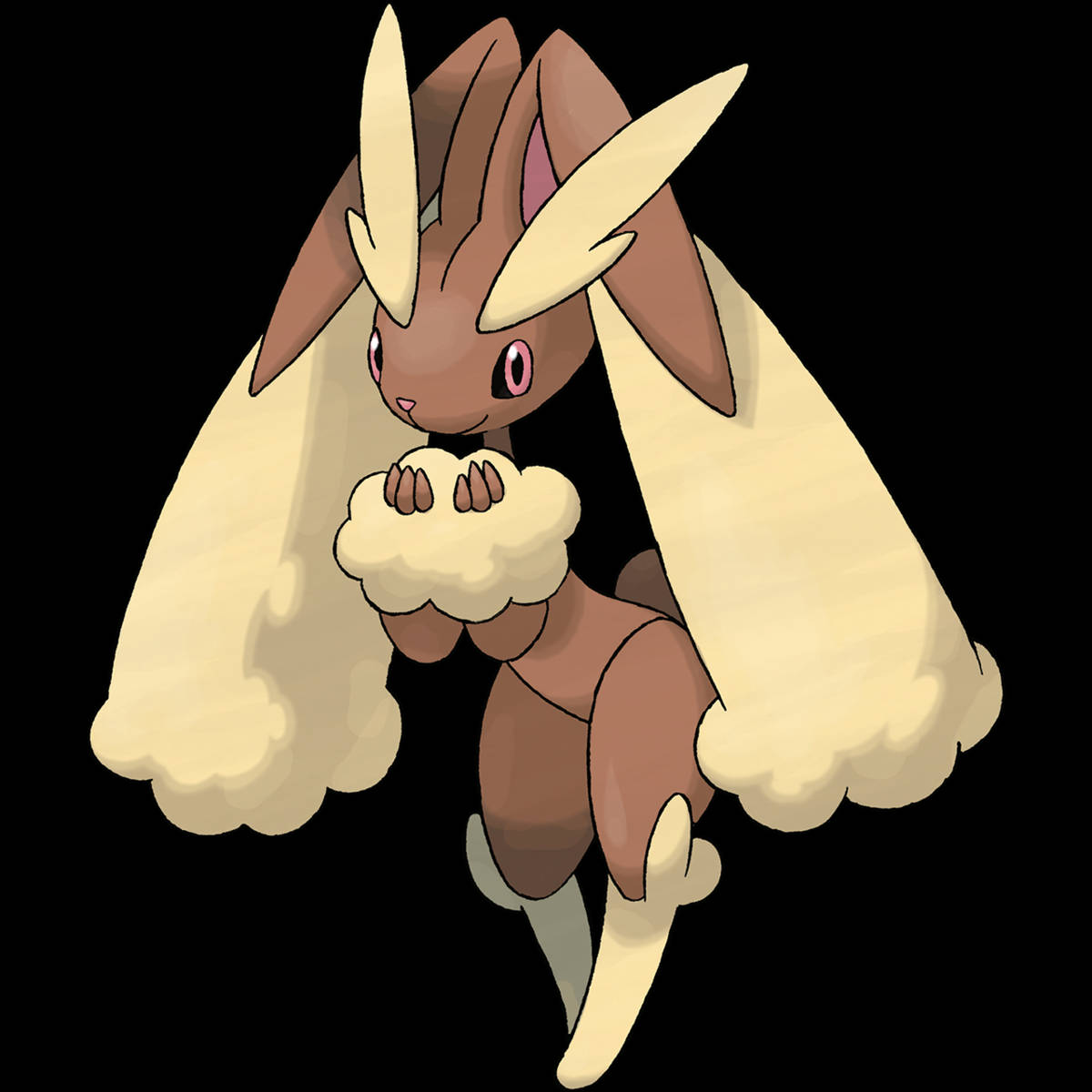 A Pokemon With Long Hair And A Hat Background