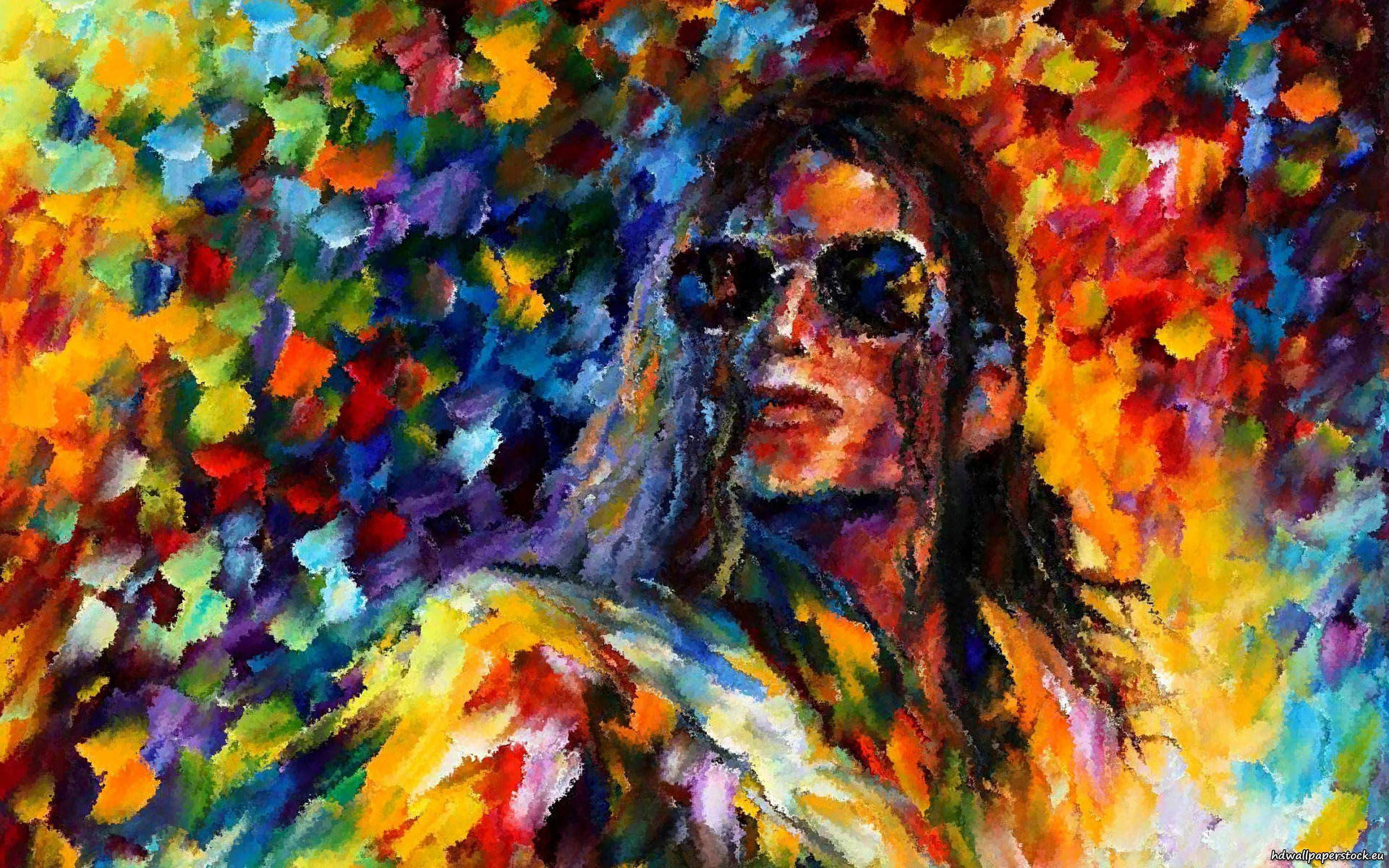 A Portrait Of Musical Legend Michael Jackson Background