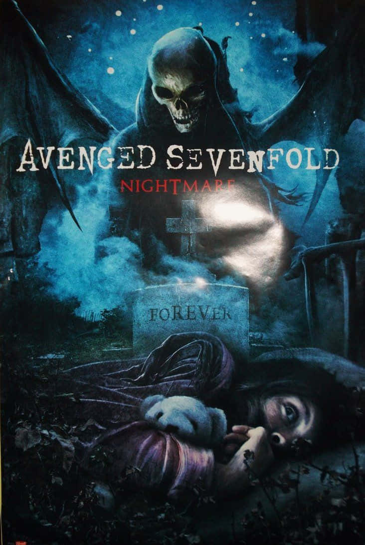 A Poster For Avenged Sevenfold's Nightmare Background