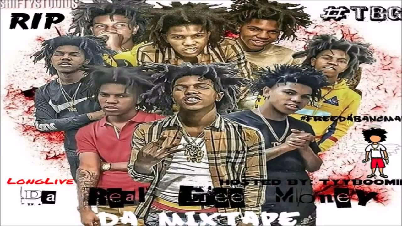 A Poster For The Album Rip Background