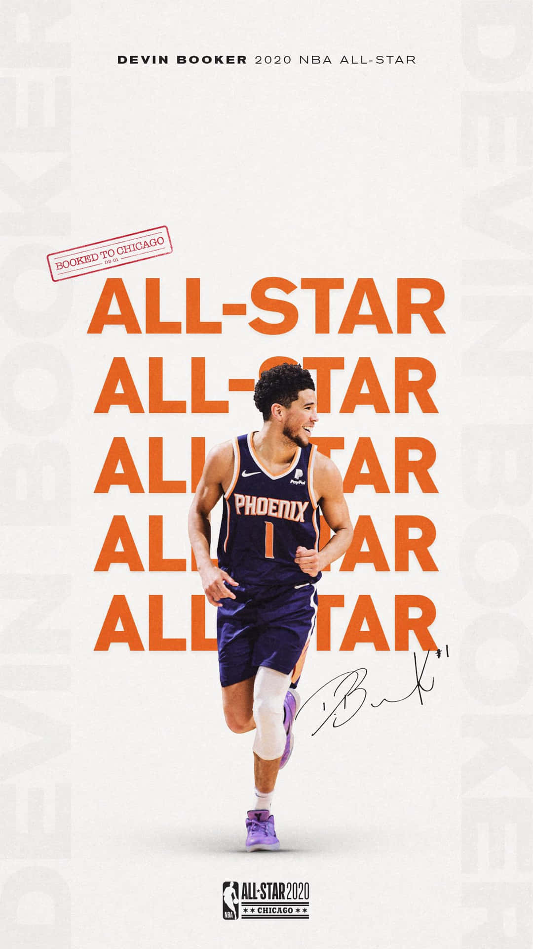 A Poster For The All Star Game Featuring A Basketball Player