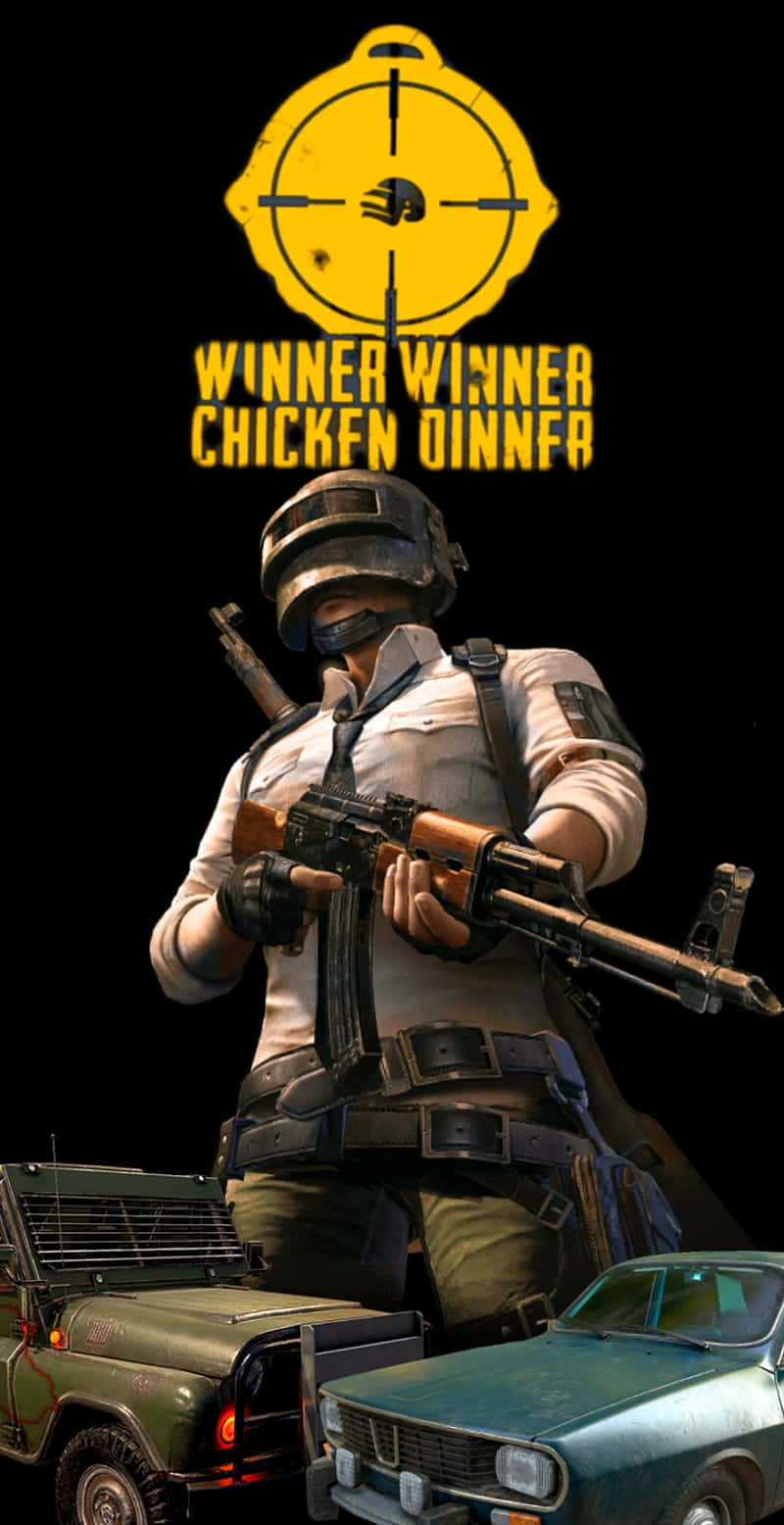 A Poster For The Game Won Winner Chicken Dinner Background