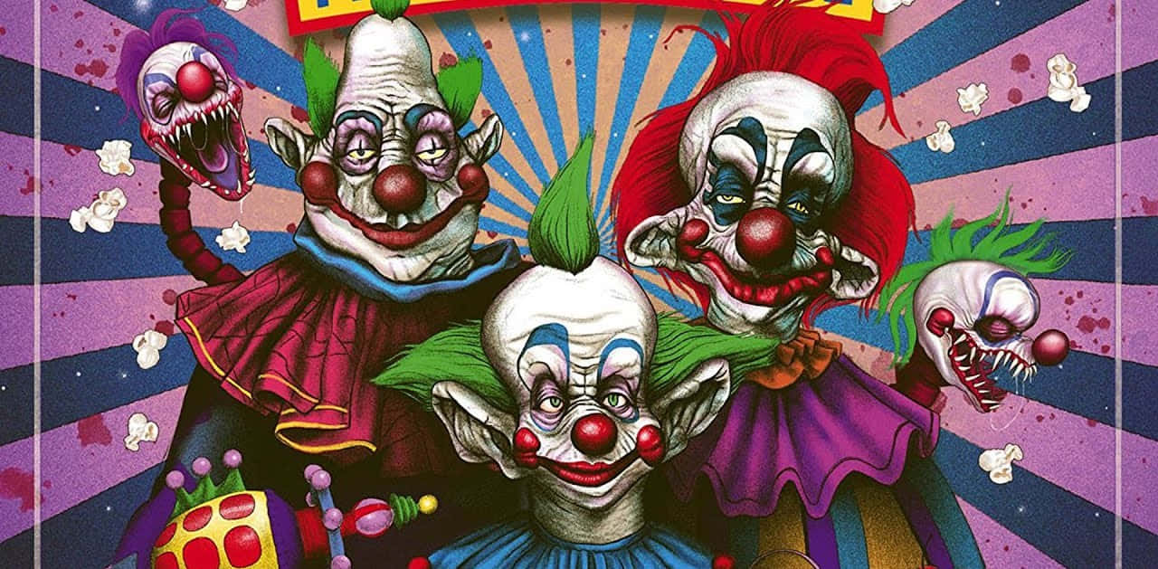 A Poster For The Movie 'the Clowns' Background