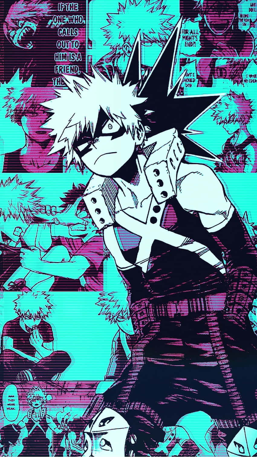 A Poster With A Comic Character On It