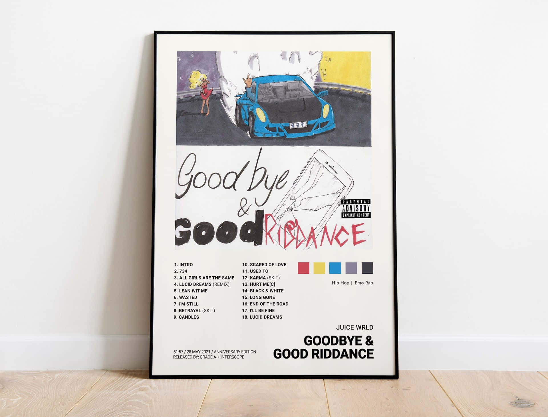 A Poster With The Words Good Bye Good Bye Background