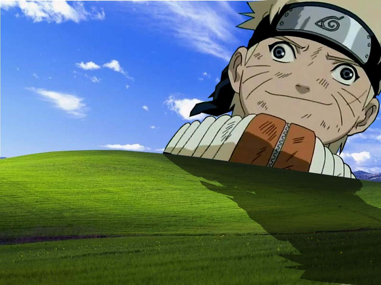 A Powerful Character - Naruto Green Background