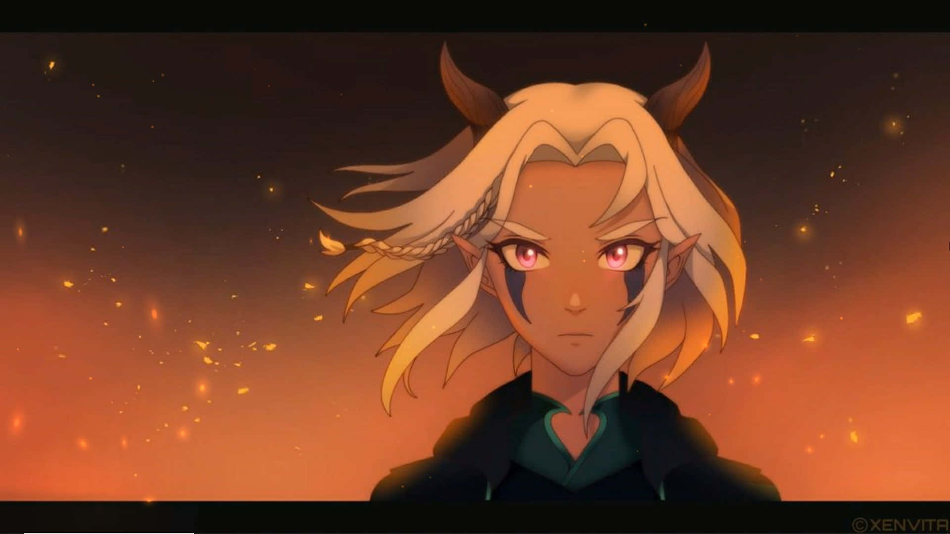 A Powerful Dragon Prince Background