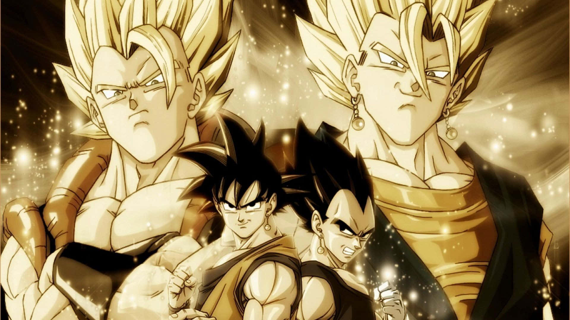 A Powerful Duo - Gogeta And Vegito Background