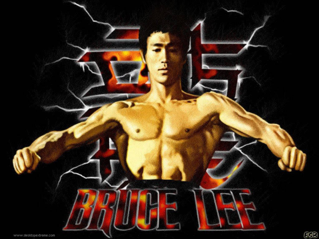 A Powerful Legend - Bruce Lee Background