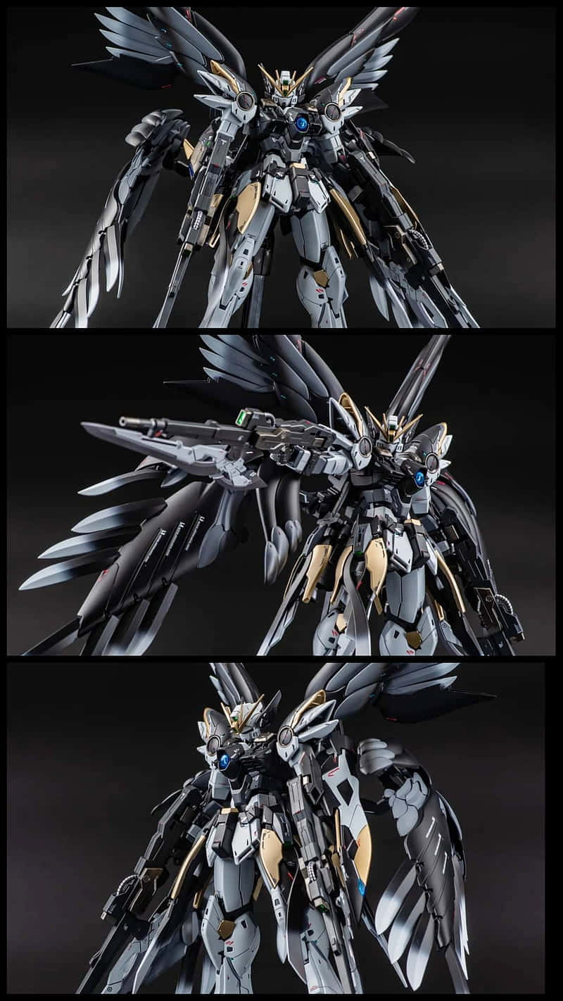 A Powerful Mobile Suit From Gundam Wing Background