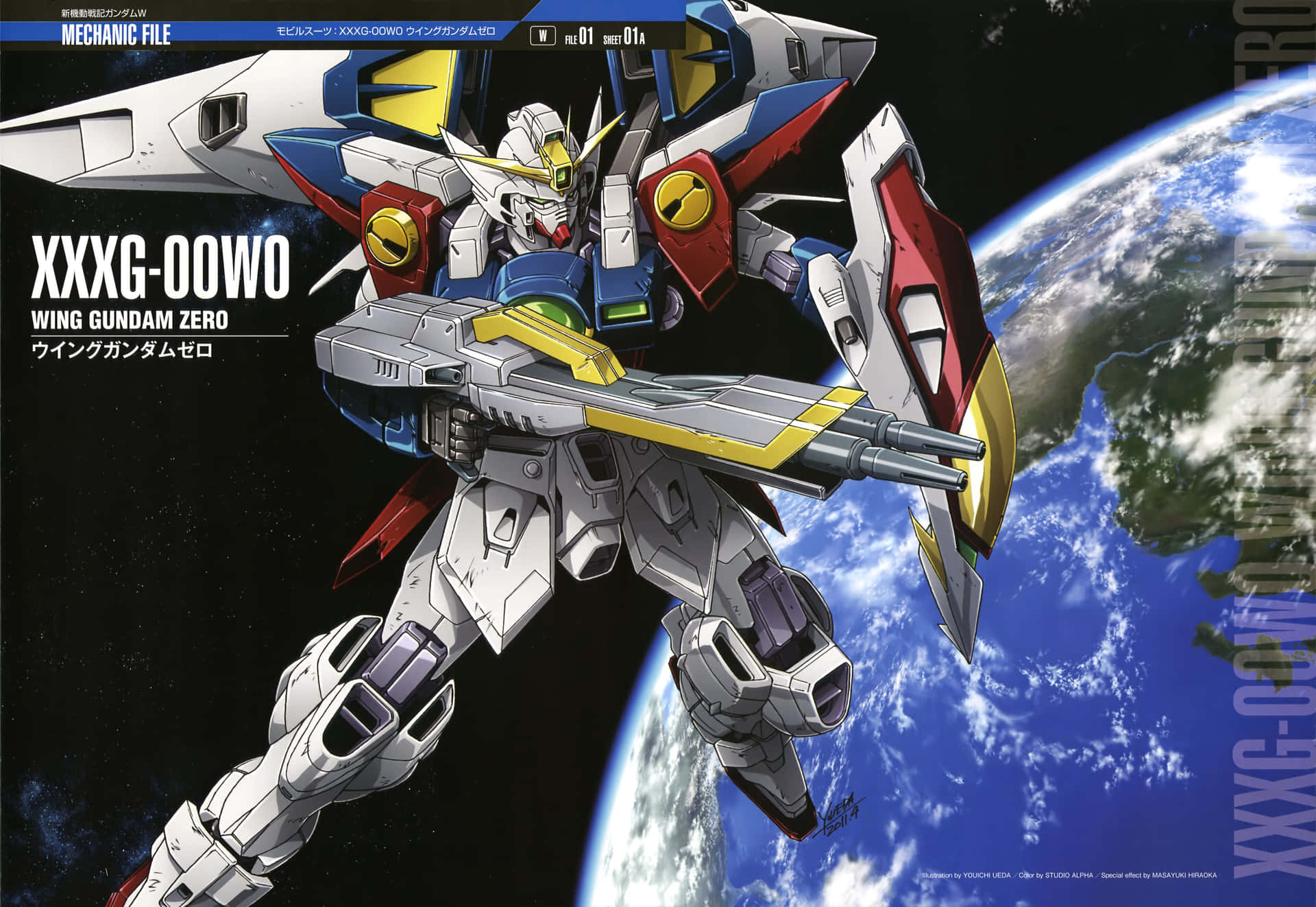 A Powerful Mobile Suit Pilot Battles In The Hit Anime Series, Gundam Wing Background