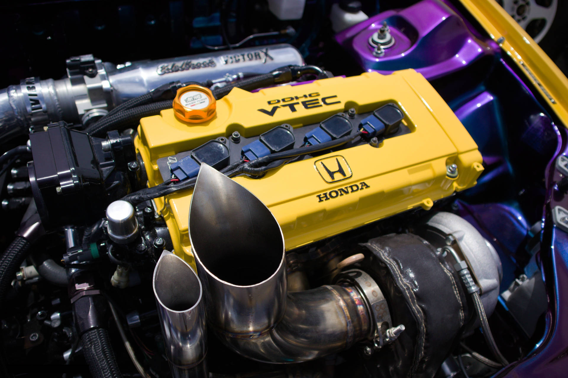 A Powerful Vtec Honda Engine