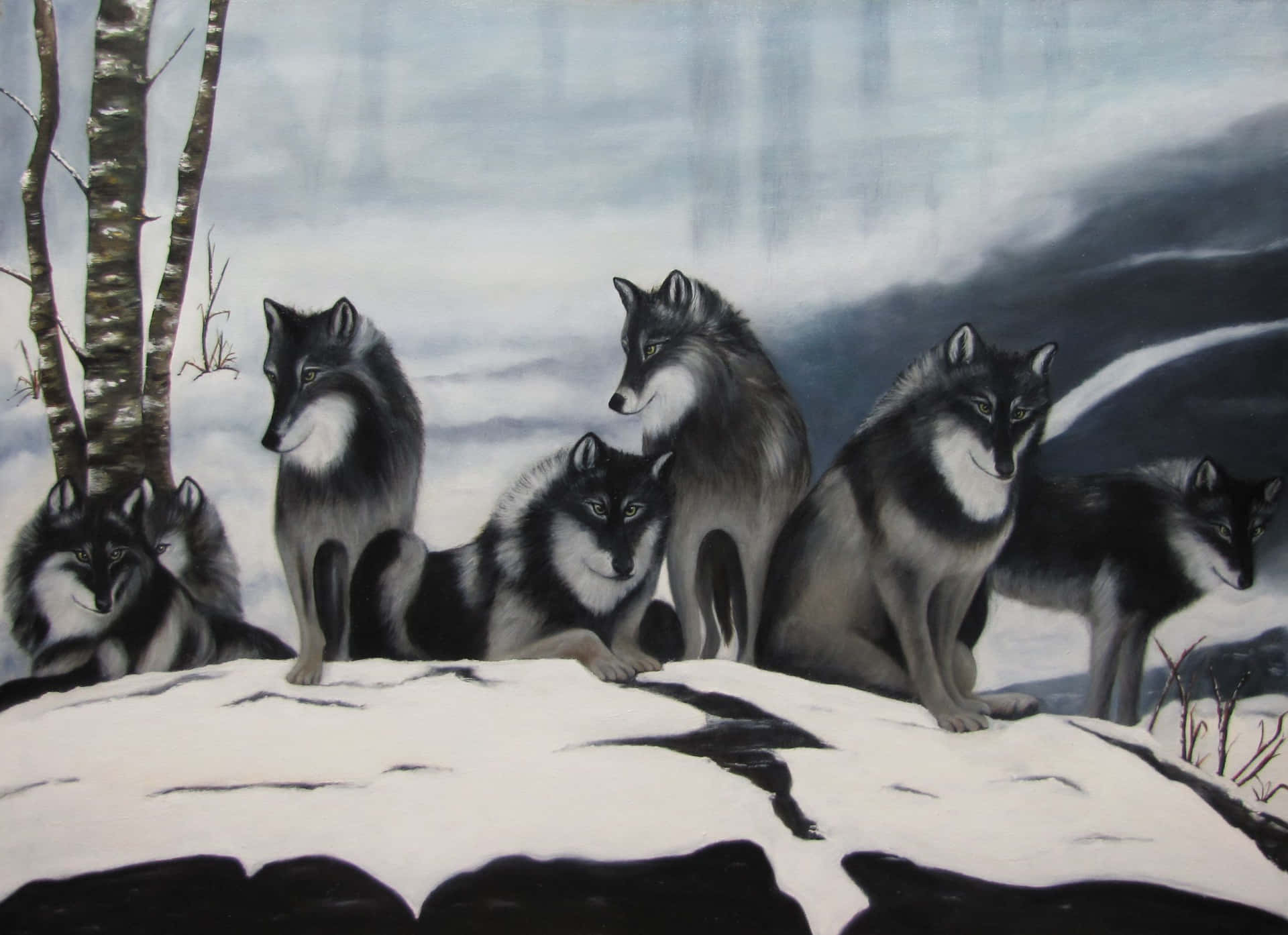 A Powerful Wolf Pack.