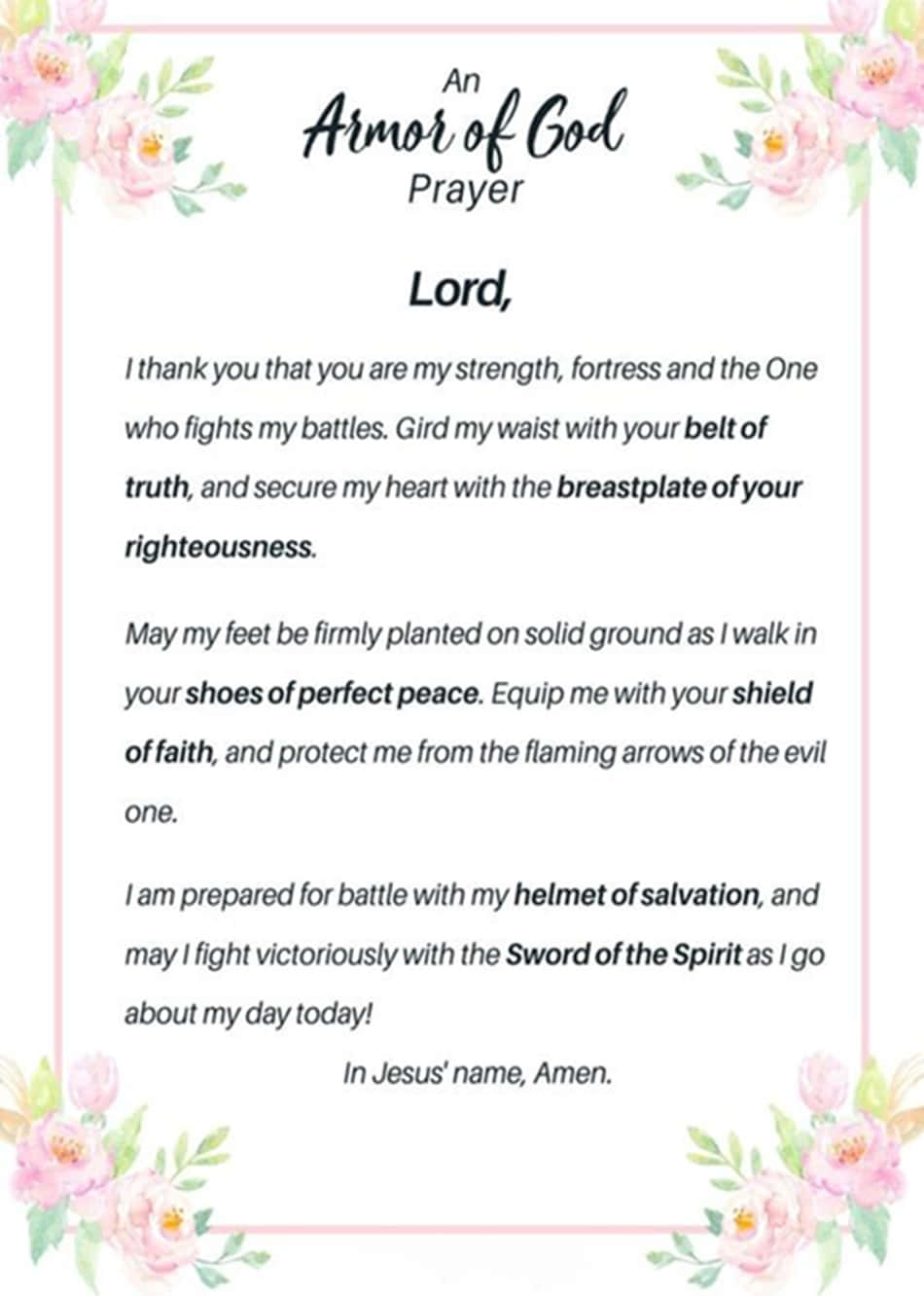 A Prayer For The Lord Background
