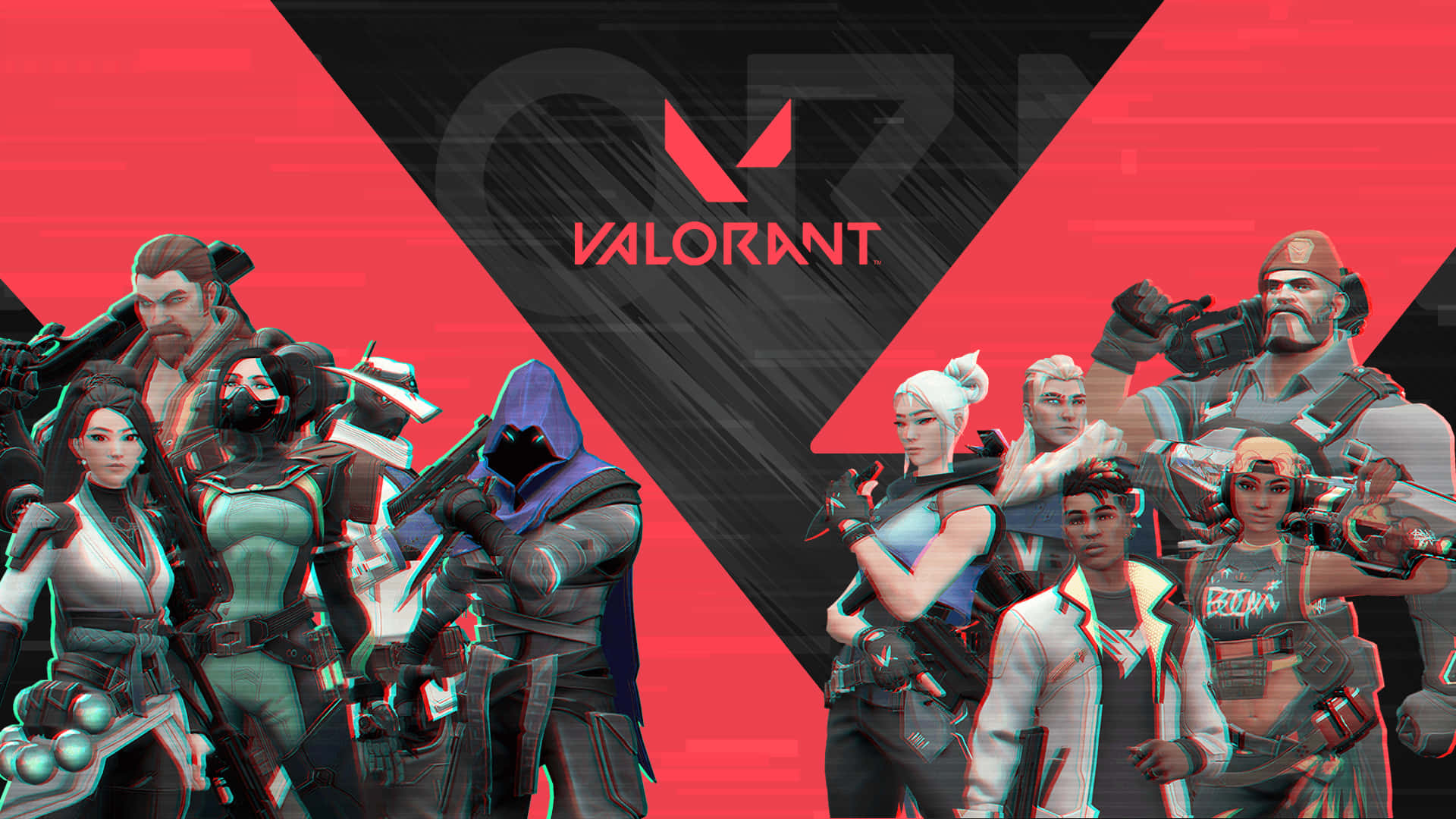 A Professionally-trained Agent Prepares To Take Their Place In Valorant. Background