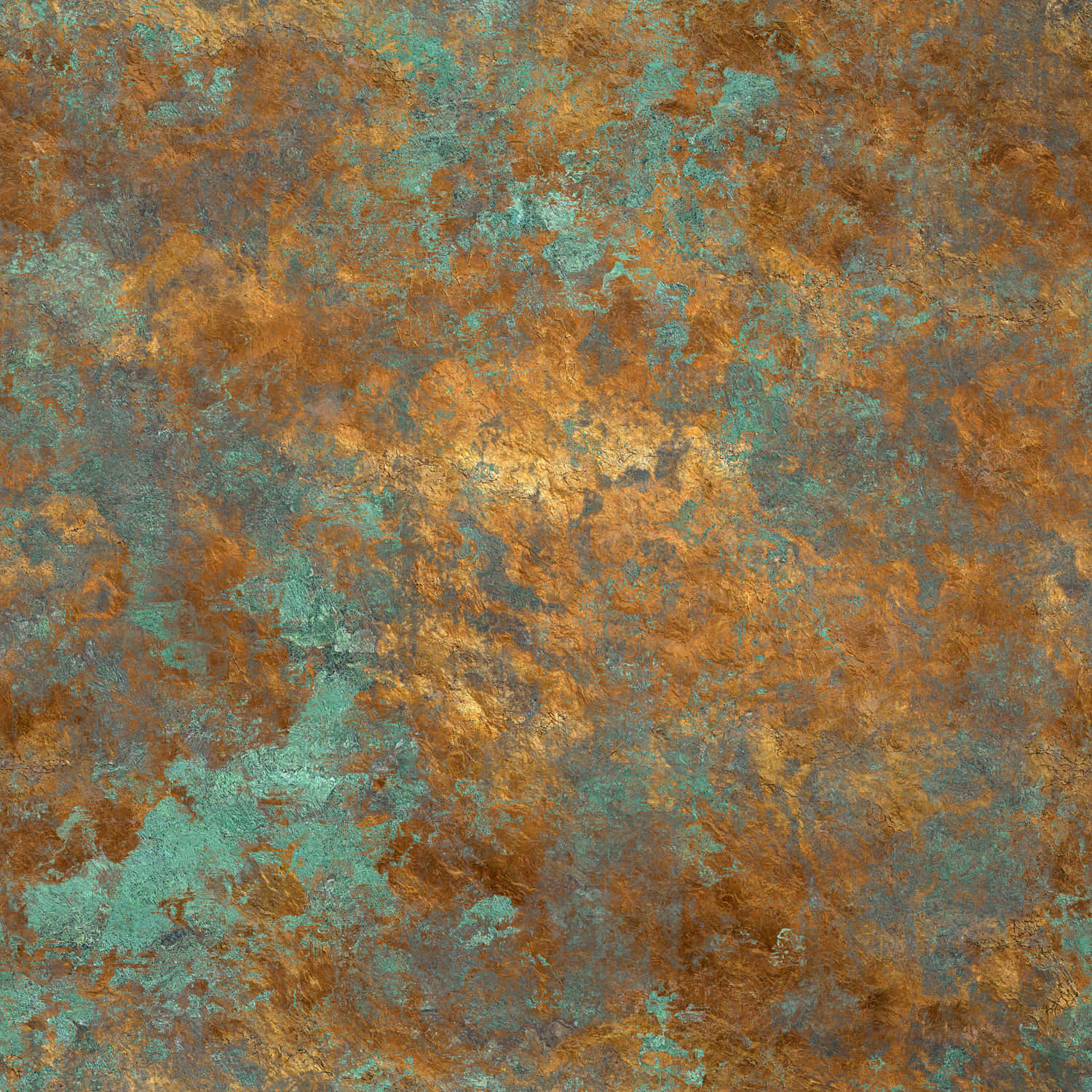 A Profound Display Of Aging Through A Rustic Tarnished Bronze Background