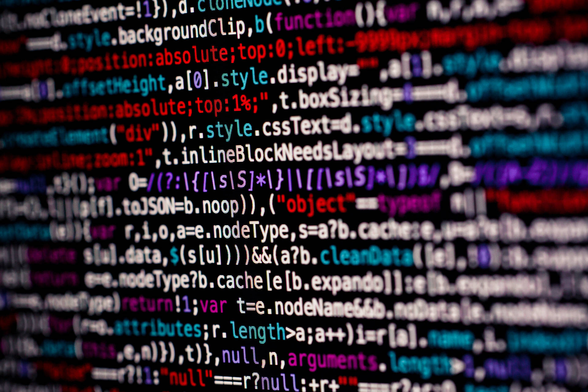A Programmer Analyzing Code Background