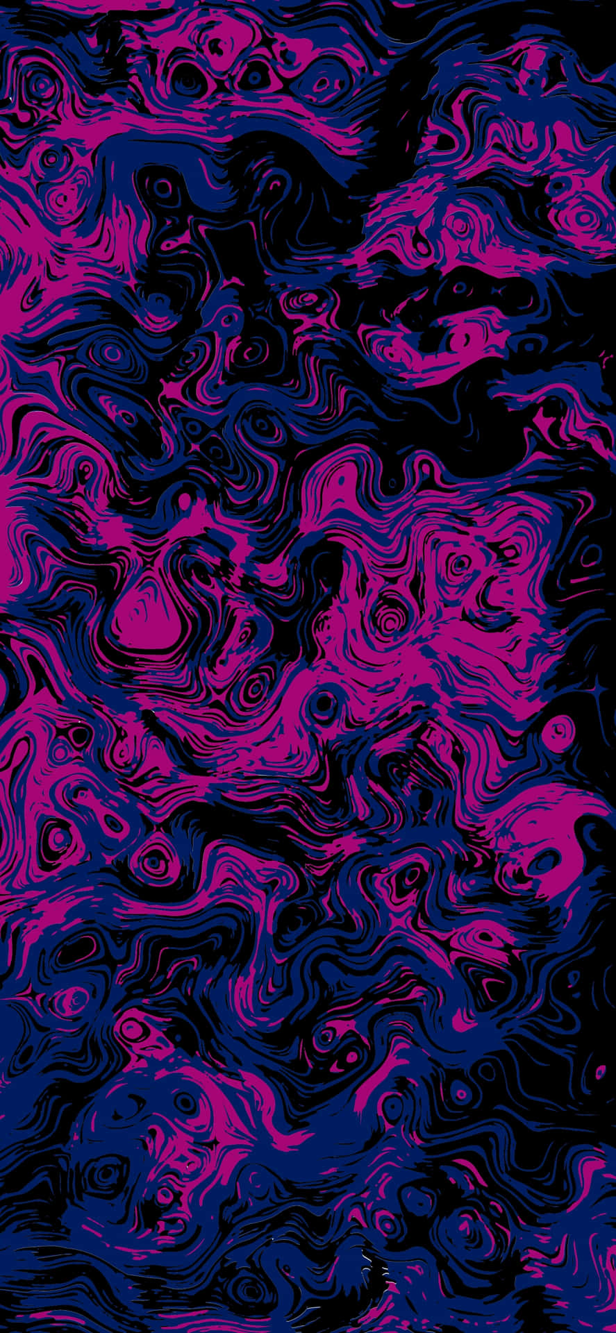 A Purple And Black Swirling Pattern