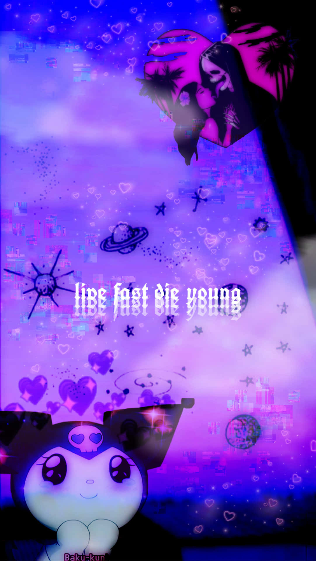A Purple And Blue Background With The Words Life Is A Dream Background