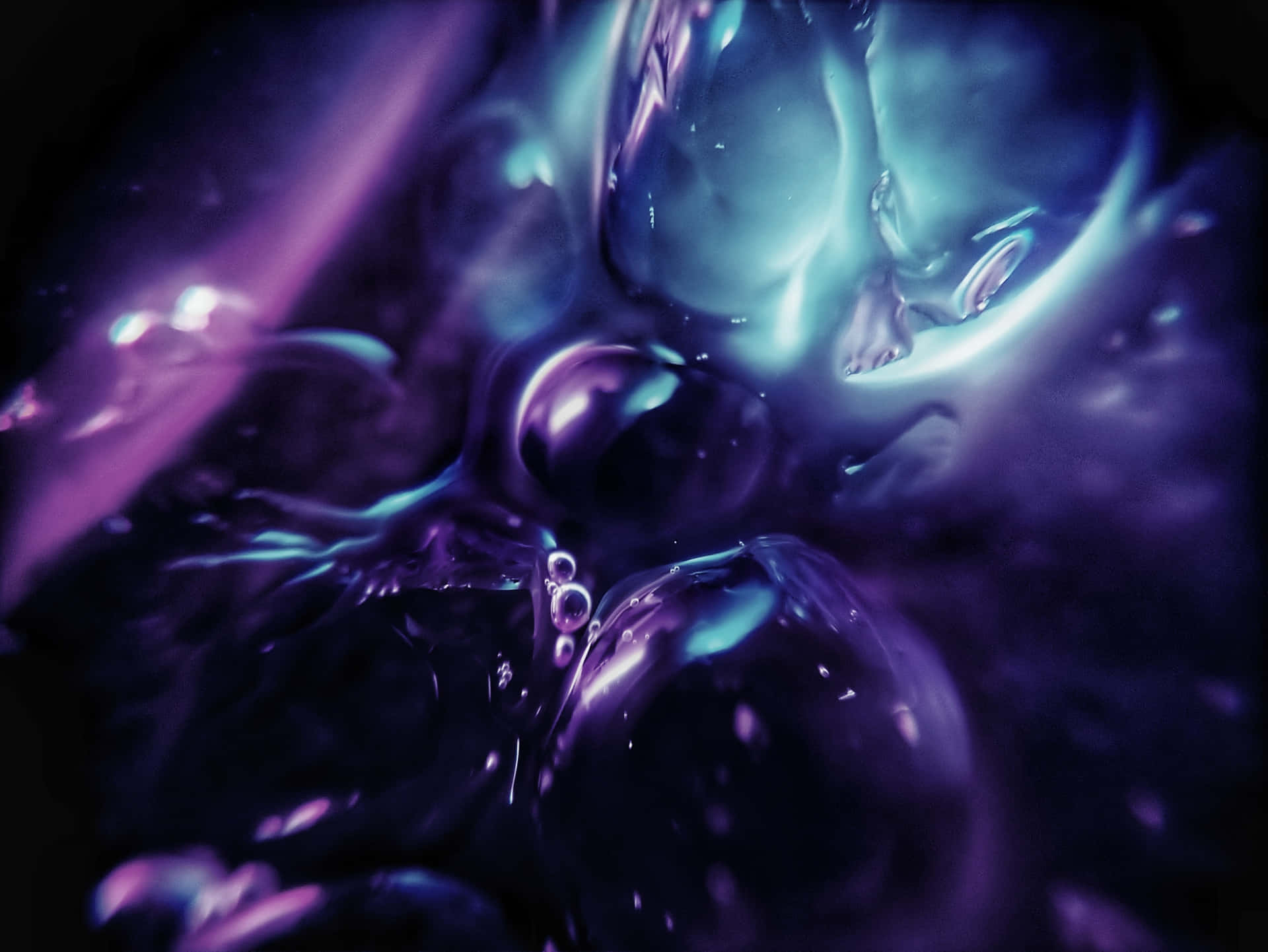 A Purple And Blue Image Of A Creature Background