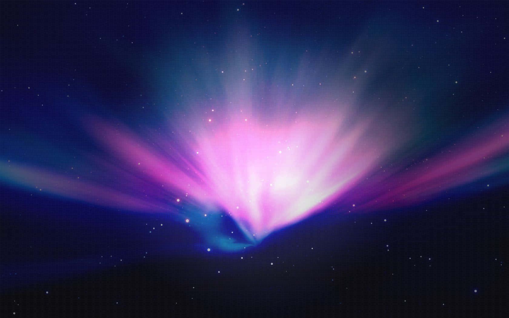 A Purple And Blue Starburst In The Sky Background