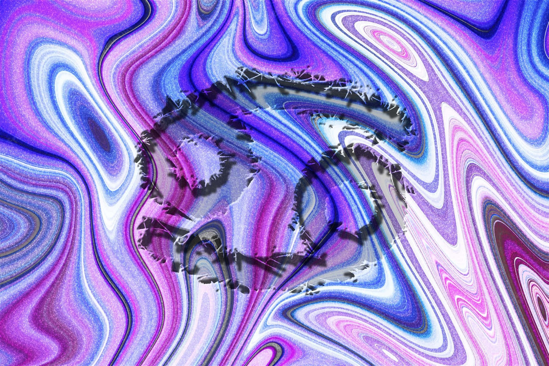 A Purple And Blue Swirled Background Background