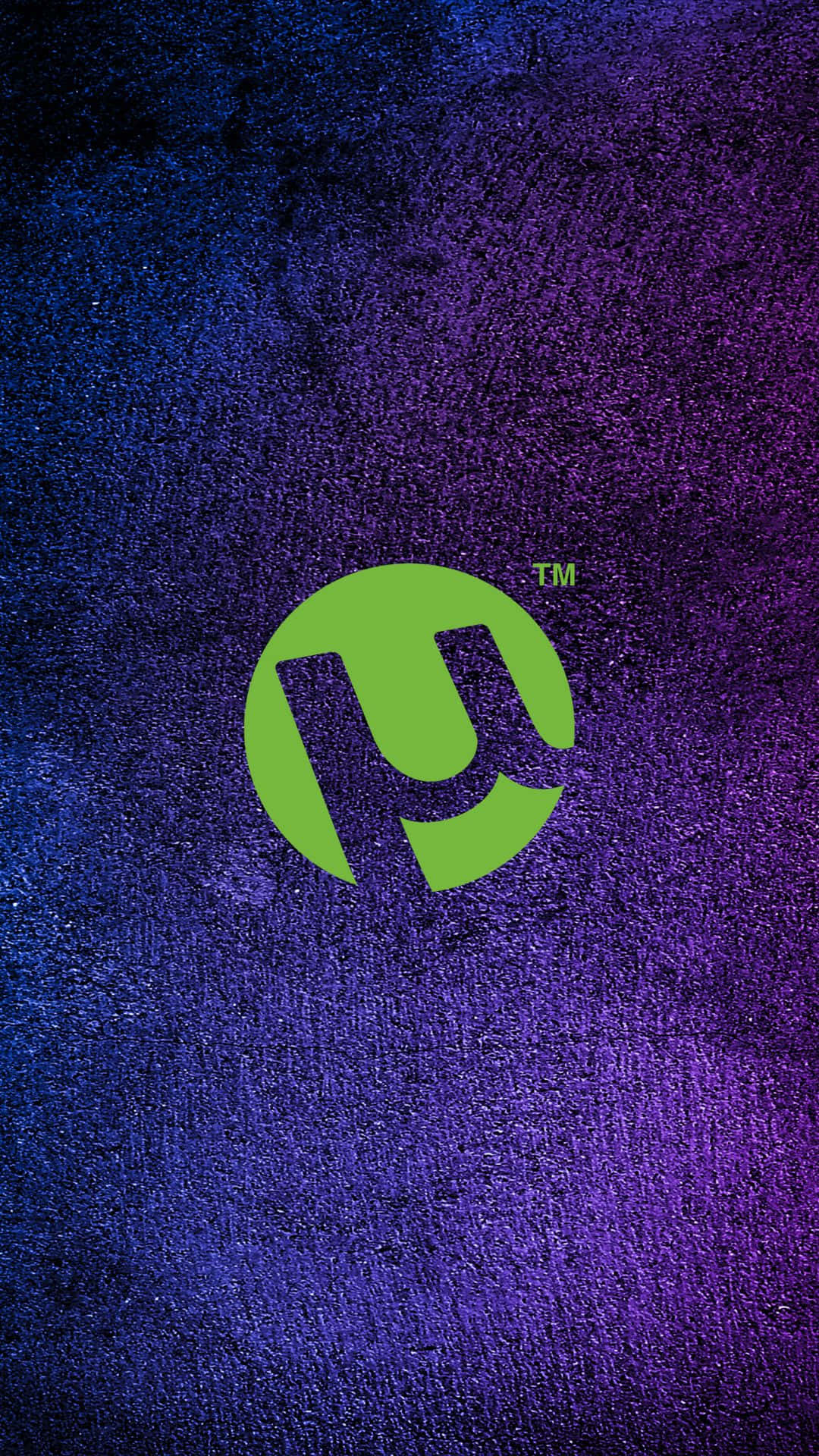 A Purple And Green Logo On A Purple Background Background