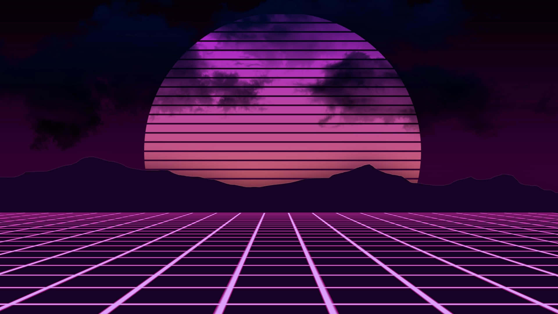 A Purple And Pink Background With A Purple Sky Background